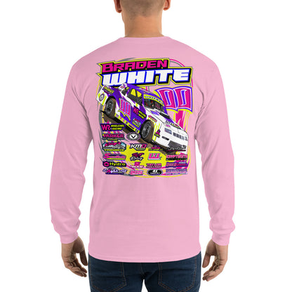 Braden White Adult Long Sleeve