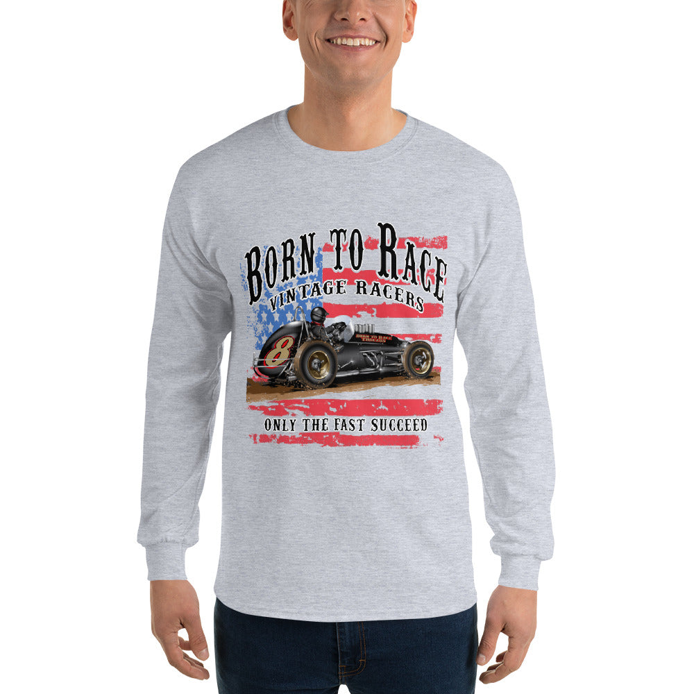 Vintage Sprint Racer Adult Long Sleeve