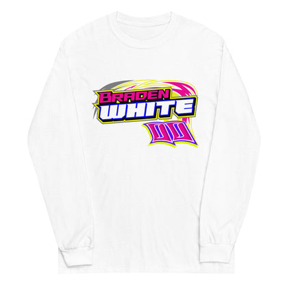 Braden White Adult Long Sleeve