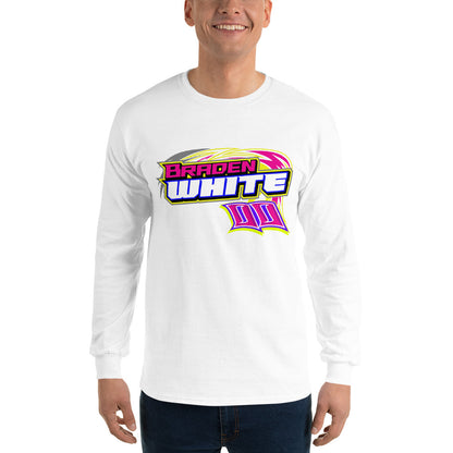 Braden White Adult Long Sleeve