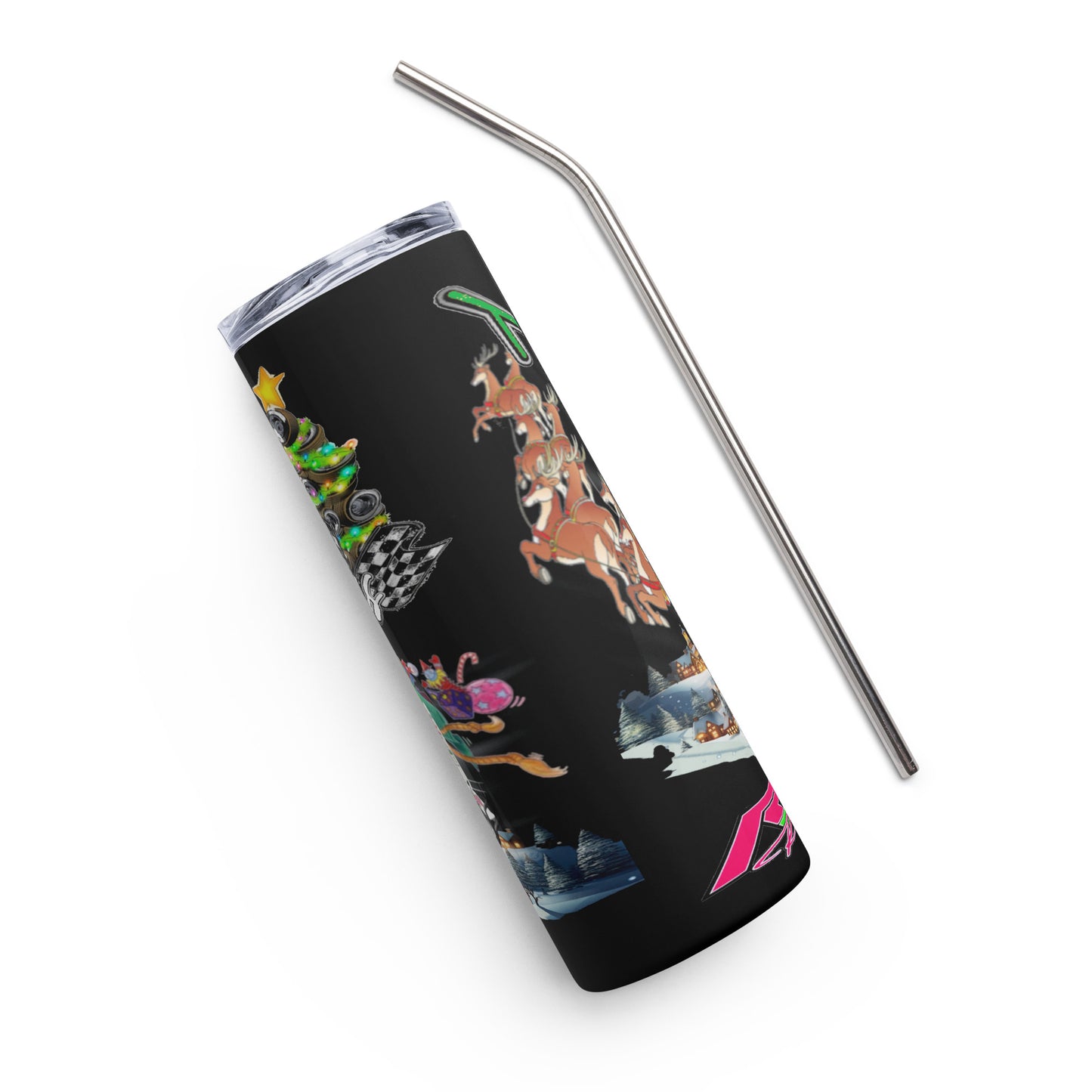 RJo Racing Christmas 2024 Stainless steel tumbler