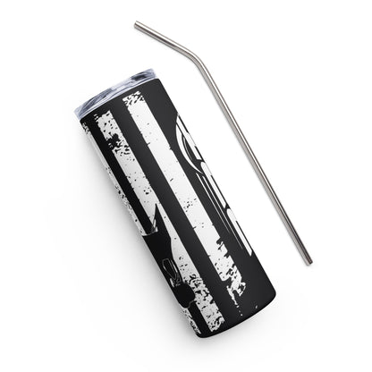 Born to Race Threads Stainless Steel Tumbler