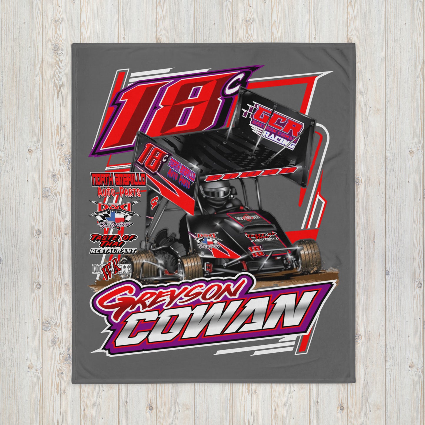 Greyson Cowan Throw Blanket