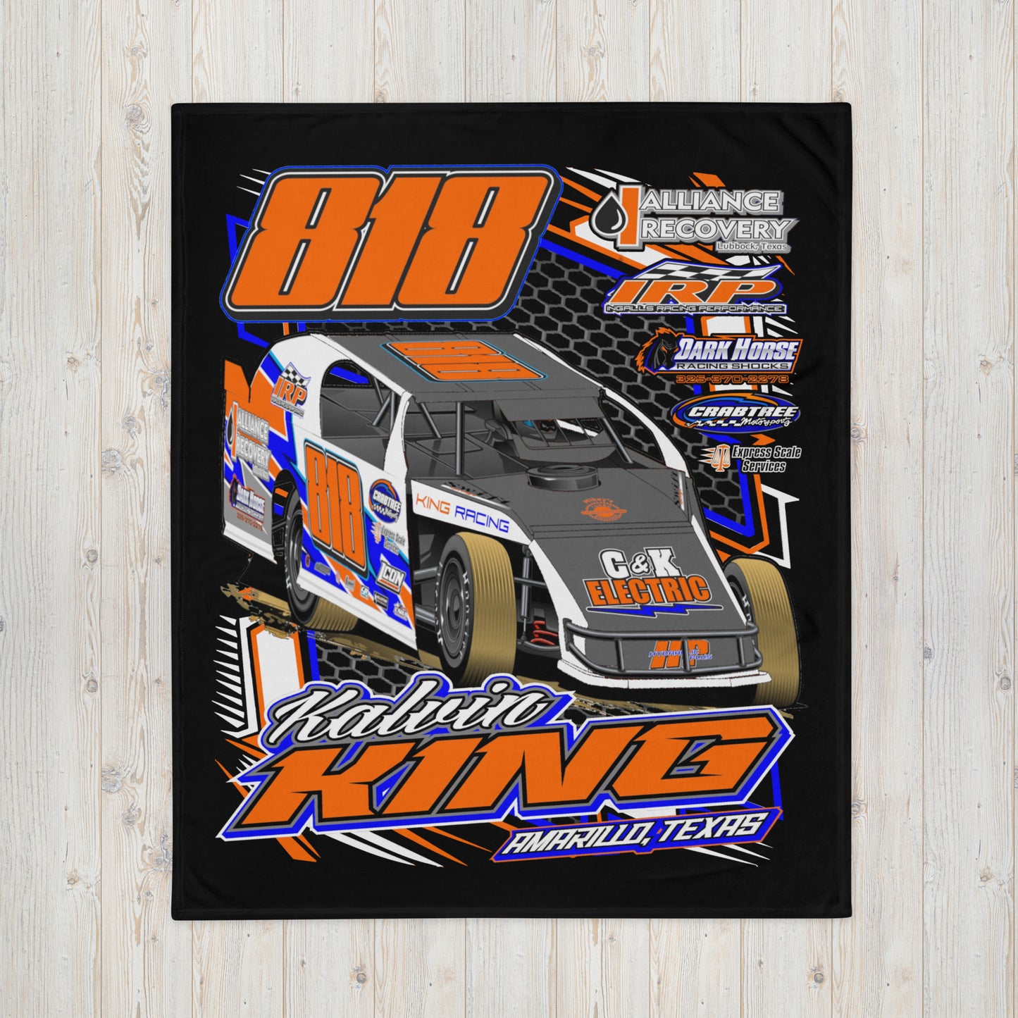 Kalvin King Throw Blanket