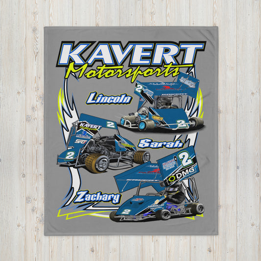 Kavert Motorsports 2024 Throw Blanket