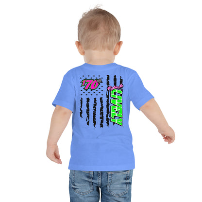 RJo Racing American Flag Toddler T-Shirt