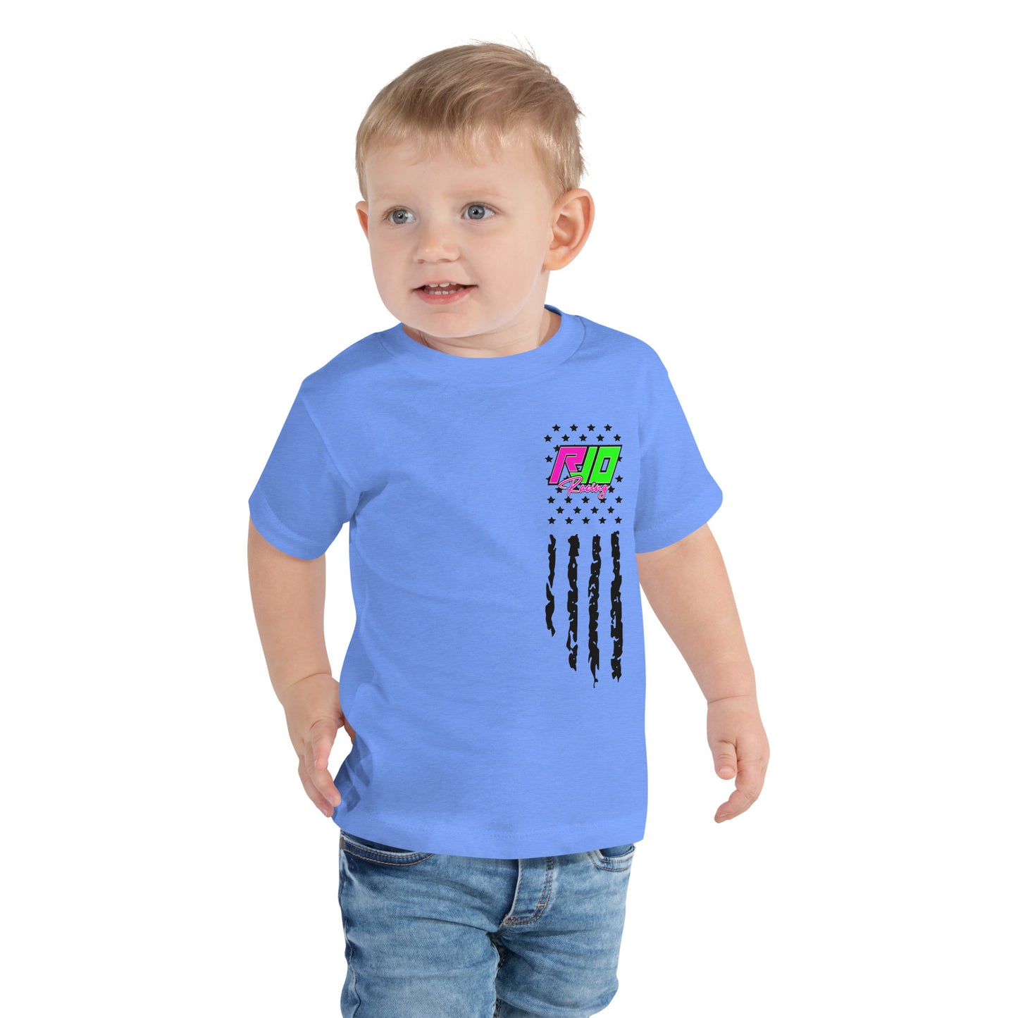 RJo Racing American Flag Toddler T-Shirt