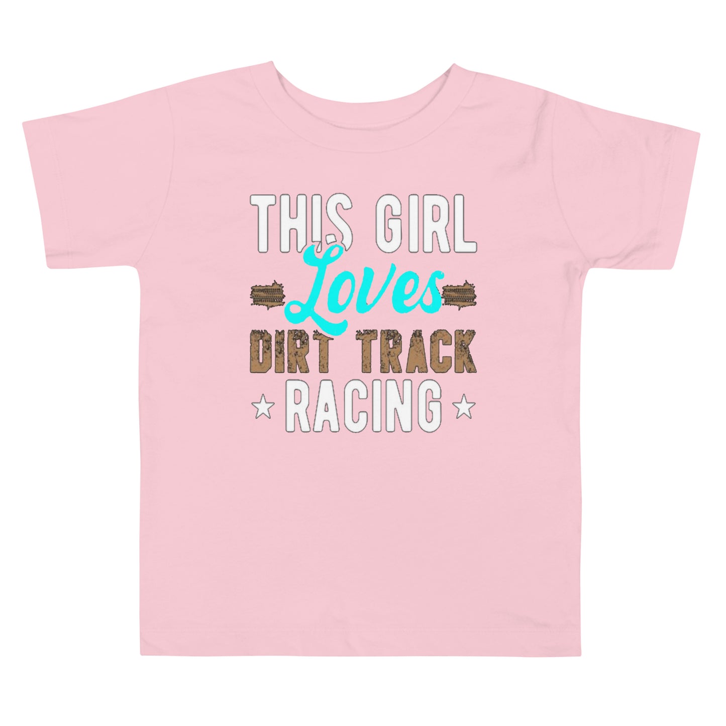 This Girl Love Dirt Track Racing Toddler T-Shirt