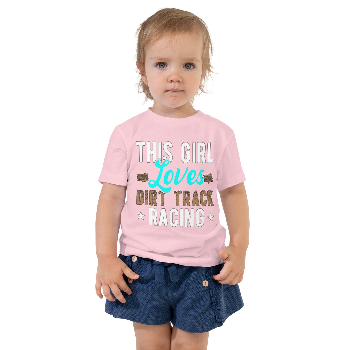 This Girl Love Dirt Track Racing Toddler T-Shirt