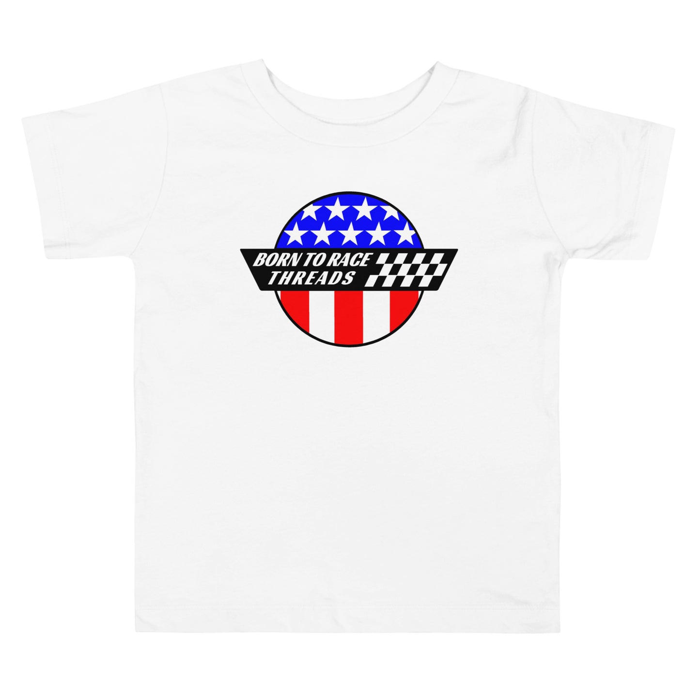 Born to Race Patriotic Toddler T-Shirt