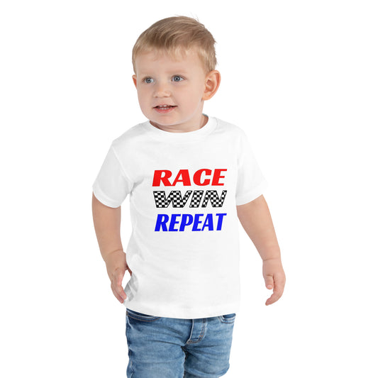 Race Win Repeat Toddler T-Shirt