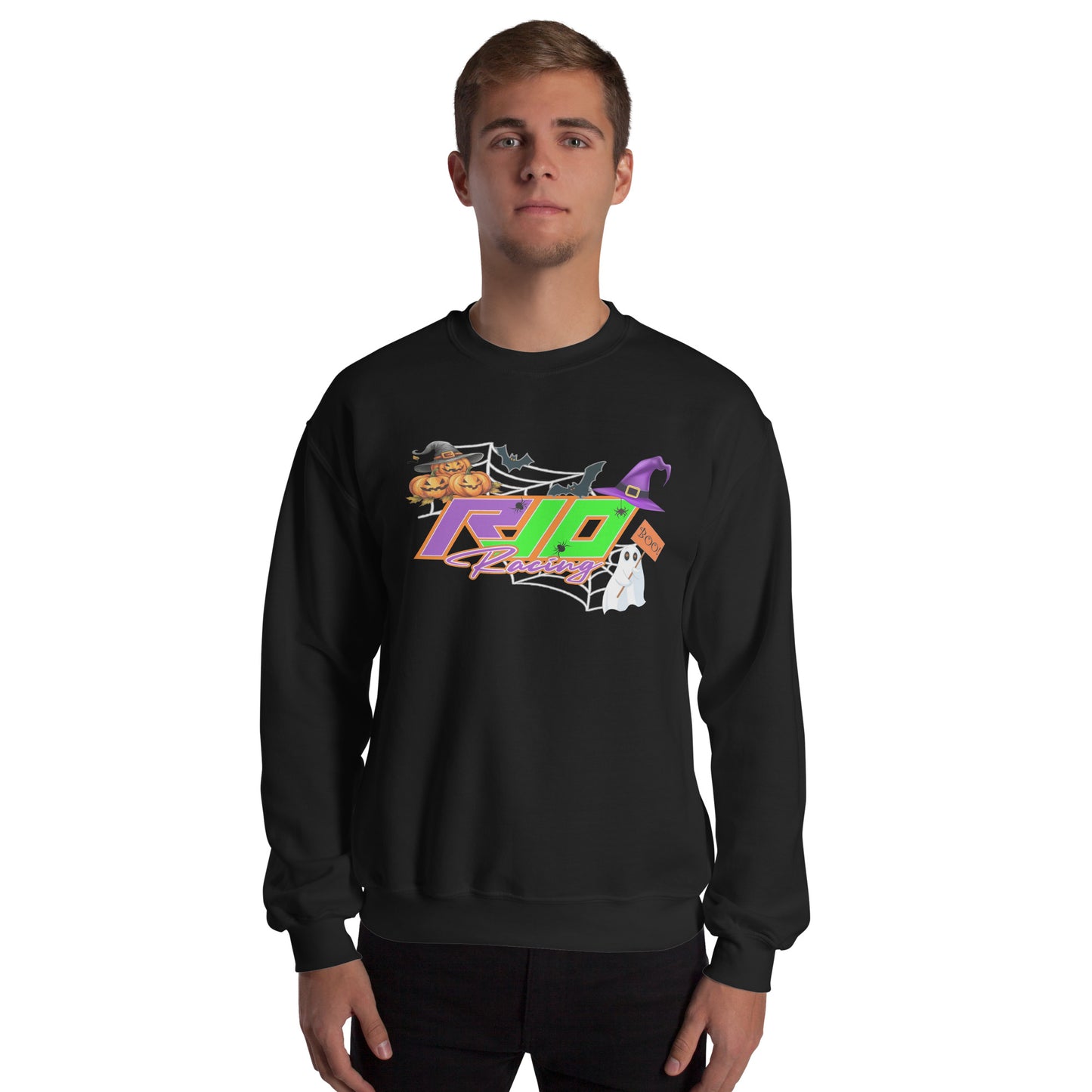 RJo Racing Halloween Adult Crewneck Sweatshirt