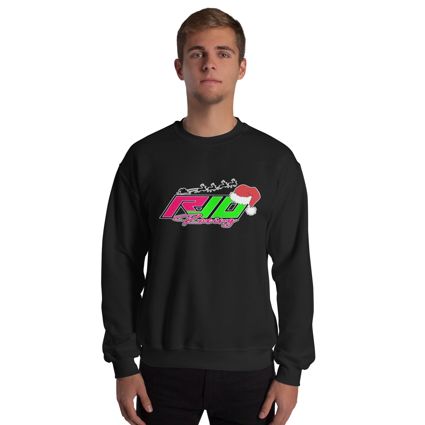 RJo Racing Christmas 2024 Adult Crewneck Sweatshirt