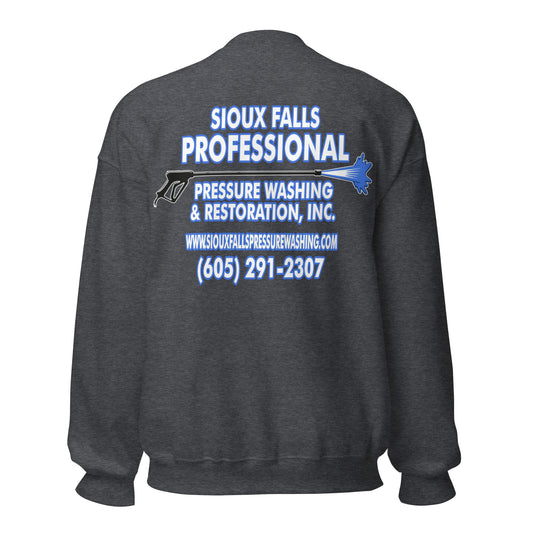 Sioux Falls Professional Pressure Washing & Restoration Inc. Adult Crew Sweatshirt