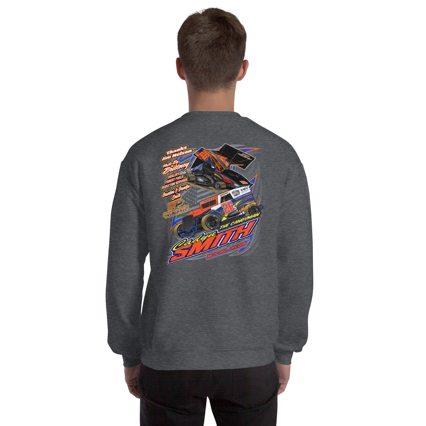 Cadyn Smith "The Candyman" Adult Crew Sweatshirt