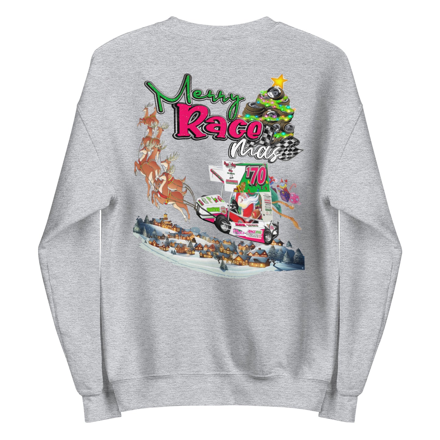 RJo Racing Christmas 2024 Adult Crewneck Sweatshirt