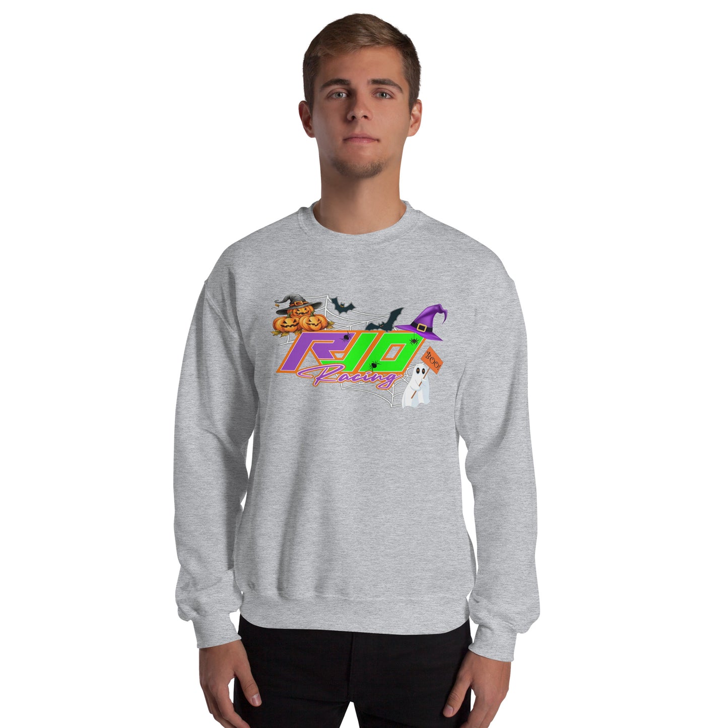 RJo Racing Halloween Adult Crewneck Sweatshirt