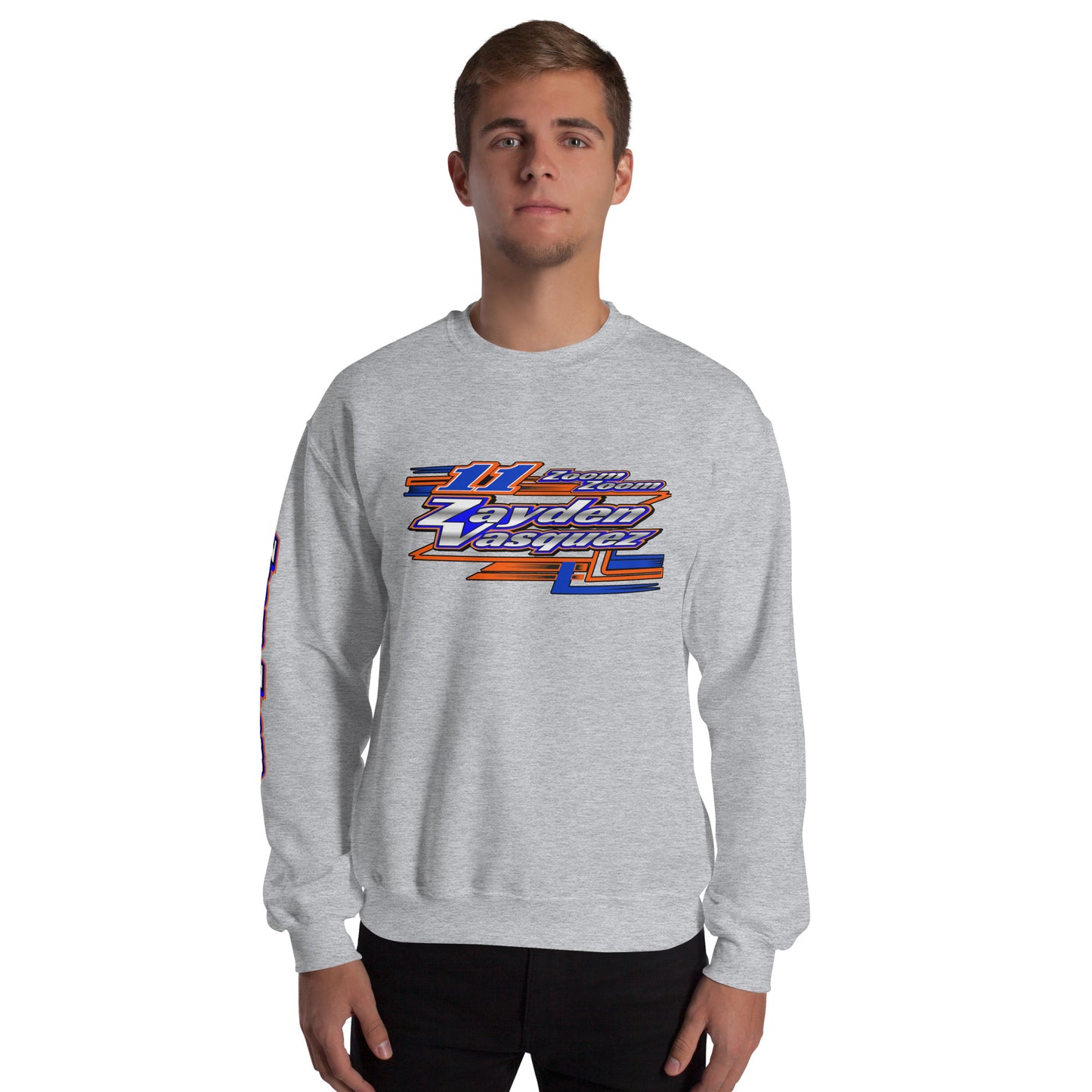 Zayden Vasquez Adult Crewneck Sweatshirt