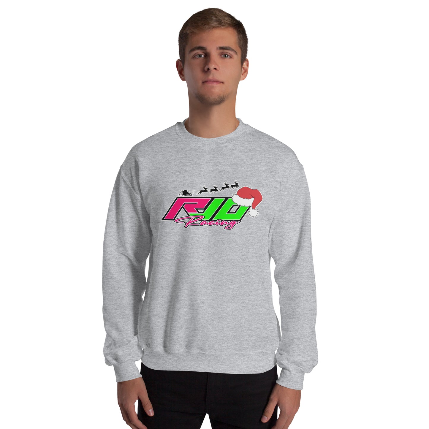 RJo Racing Christmas 2024 Adult Crewneck Sweatshirt