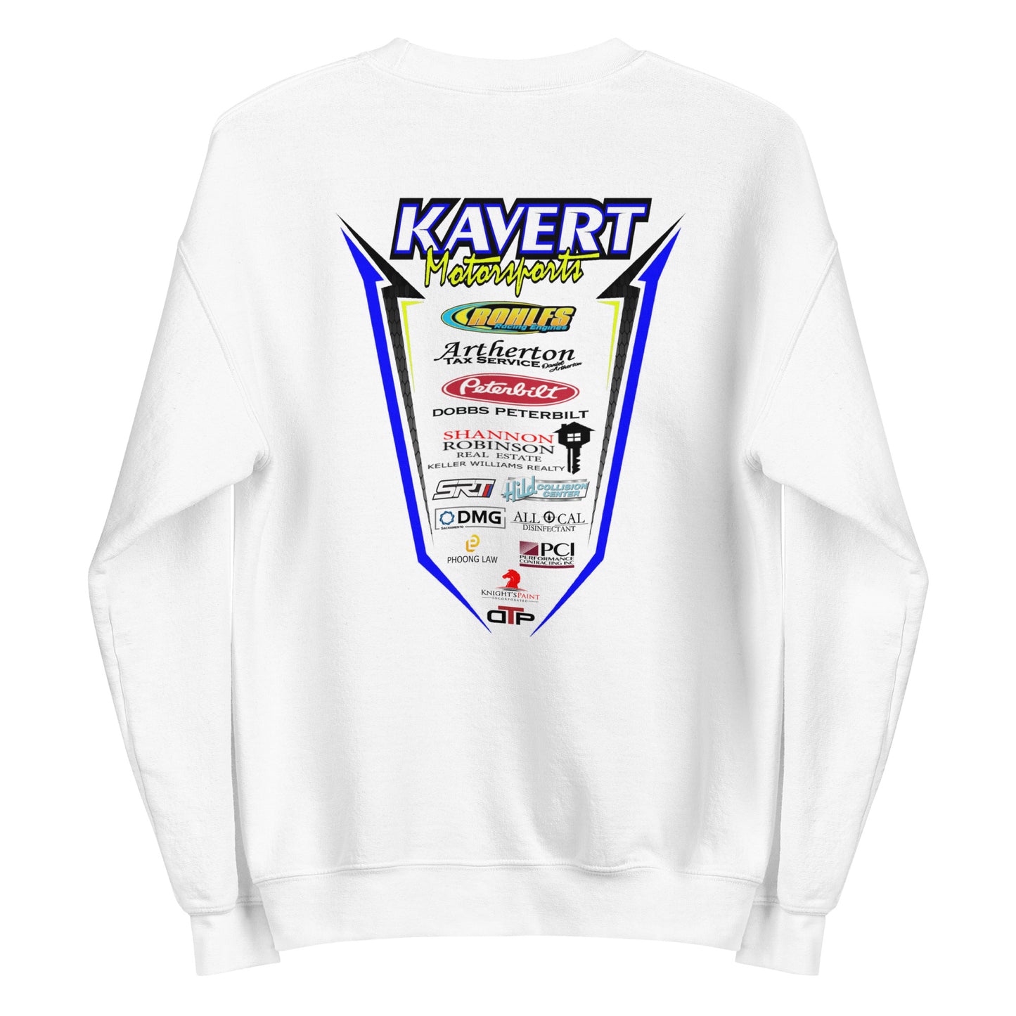 Kavert Motorsport Adult Crewneck Sweatshirt