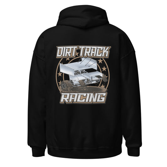 Dirt Track Racing Adult Hoodie Sweatshirt