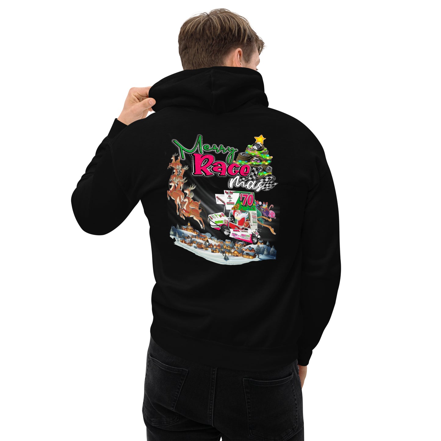 RJo Racing Christmas 2024 Adult Hoodie Sweatshirt