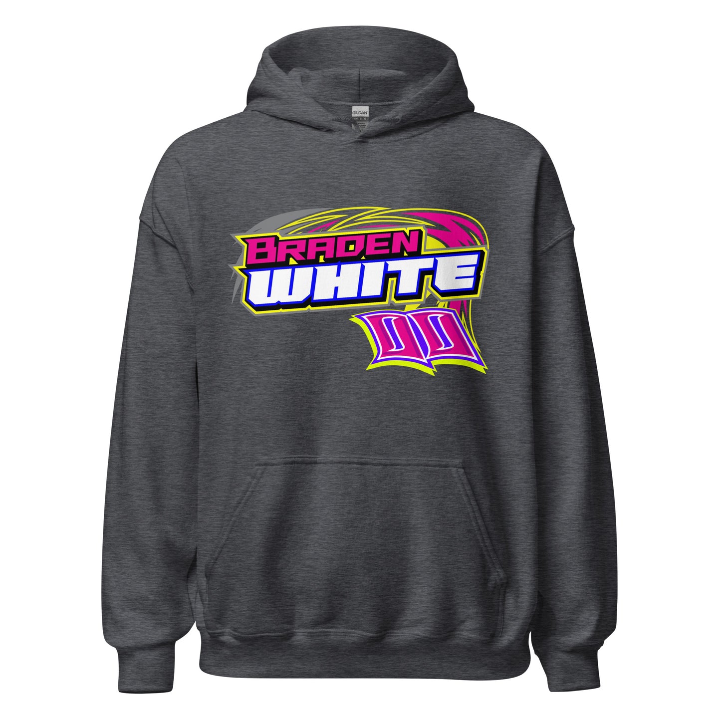 Braden White Adult Hoodie Sweatshirt