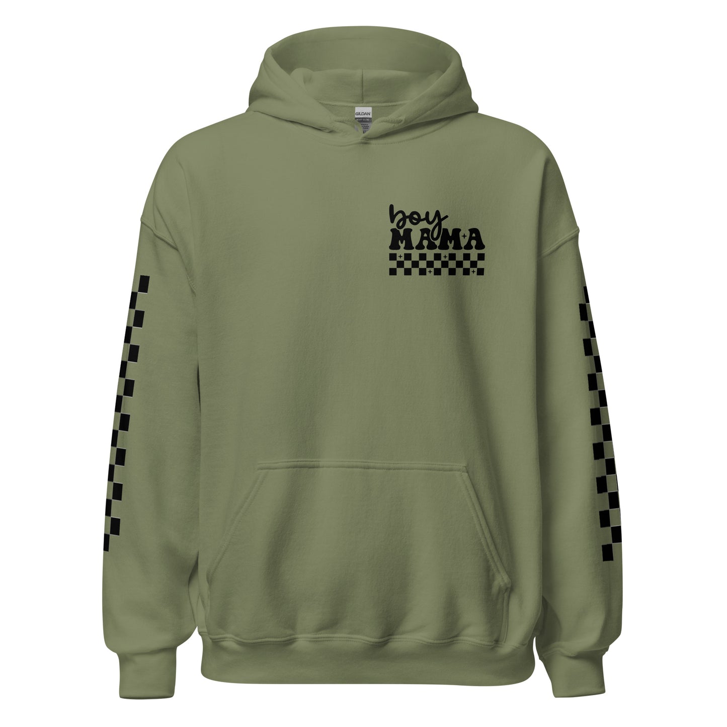 Boy Mama Adult Hoodie Sweatshirt