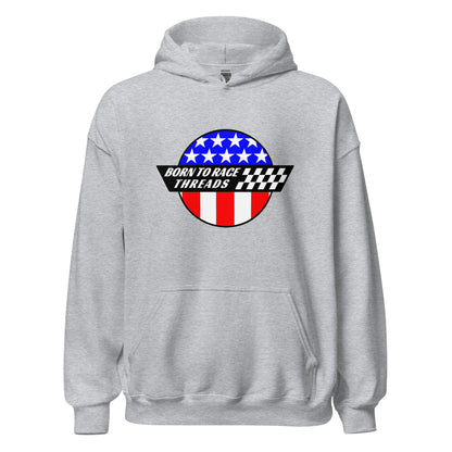 Patriotic BRT Logo Adult Hoodie Sweatshirt