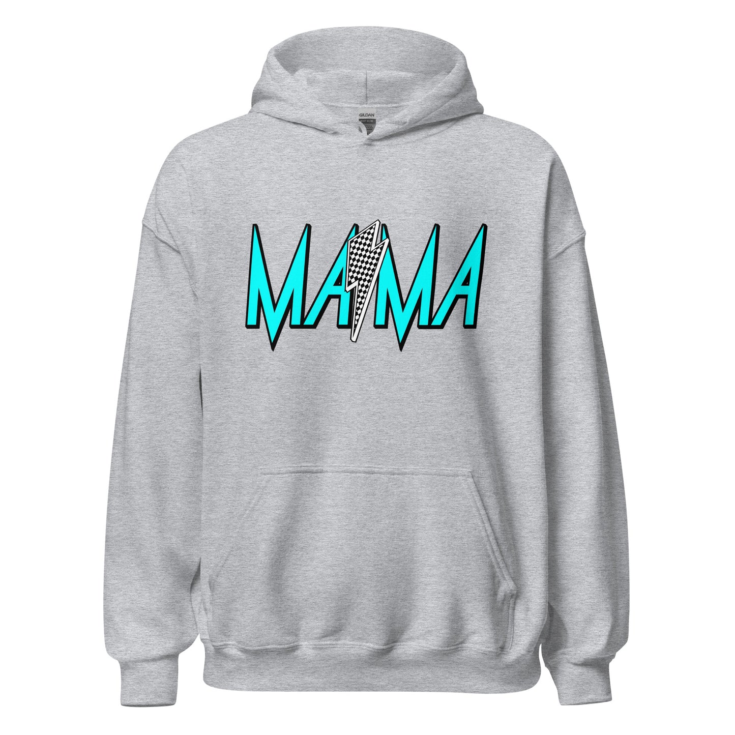 Mama Checkered Adult Hoodie Sweatshirt