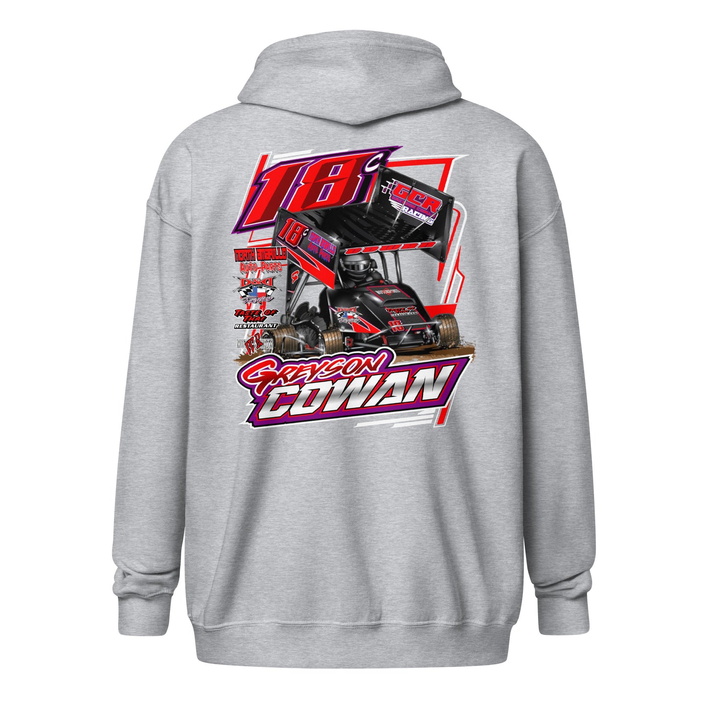 Greyson Cowan Adult Zip Hoodie