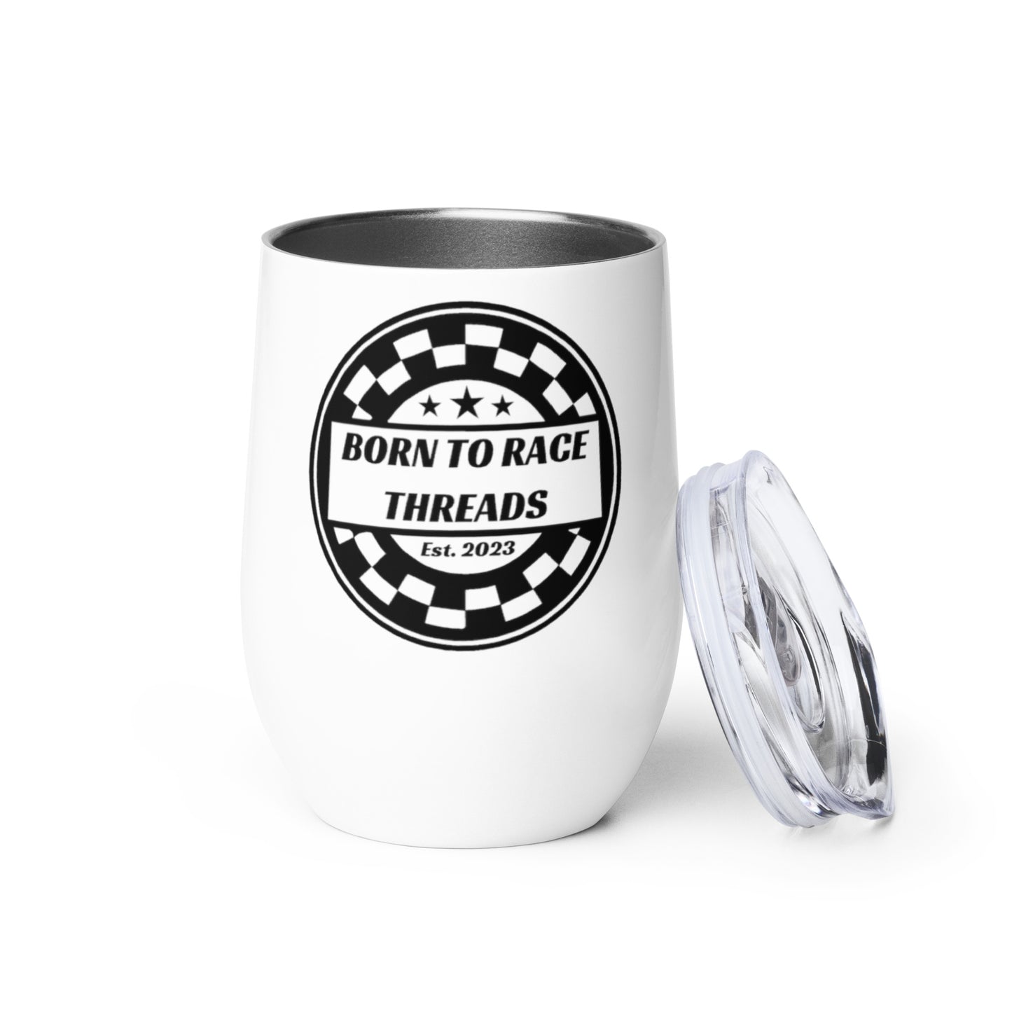 Born to Race Stainless Steel Wine Tumbler