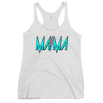 Mama Checkered Women's Racerback Tank