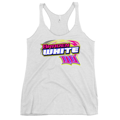 Braden White Women's Racerback Tank