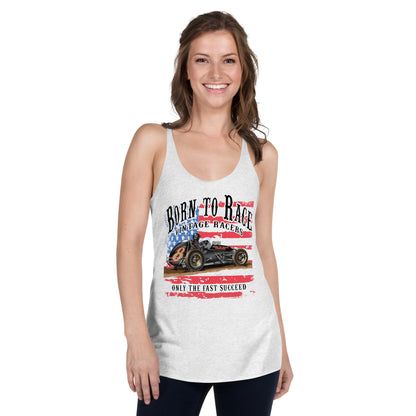 Vintage Sprint Racer Women's Racerback Tank