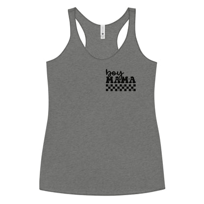 Boy Mama Women's Racerback Tank