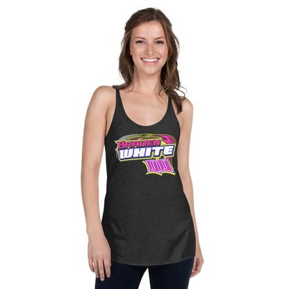 Braden White Women's Racerback Tank