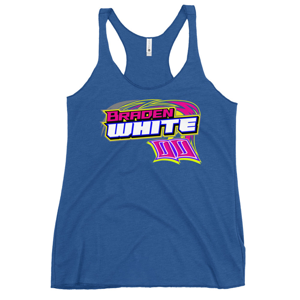 Braden White Women's Racerback Tank