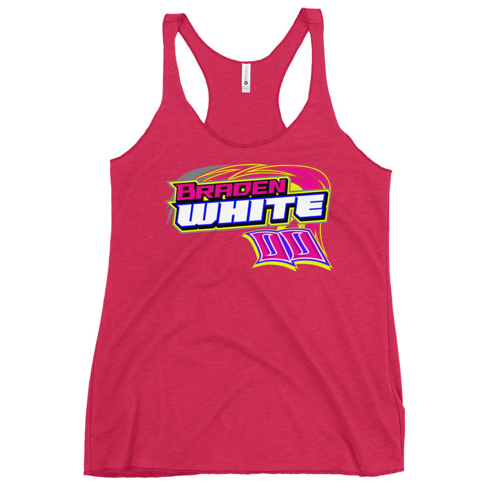 Braden White Women's Racerback Tank