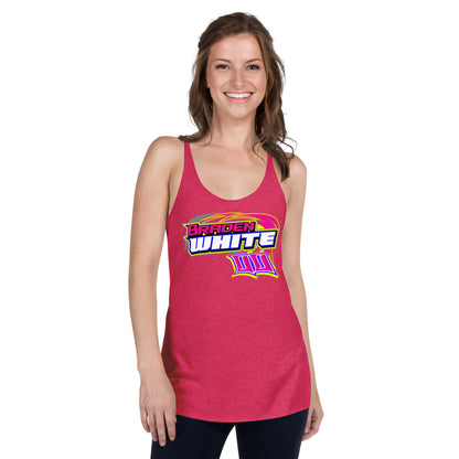 Braden White Women's Racerback Tank