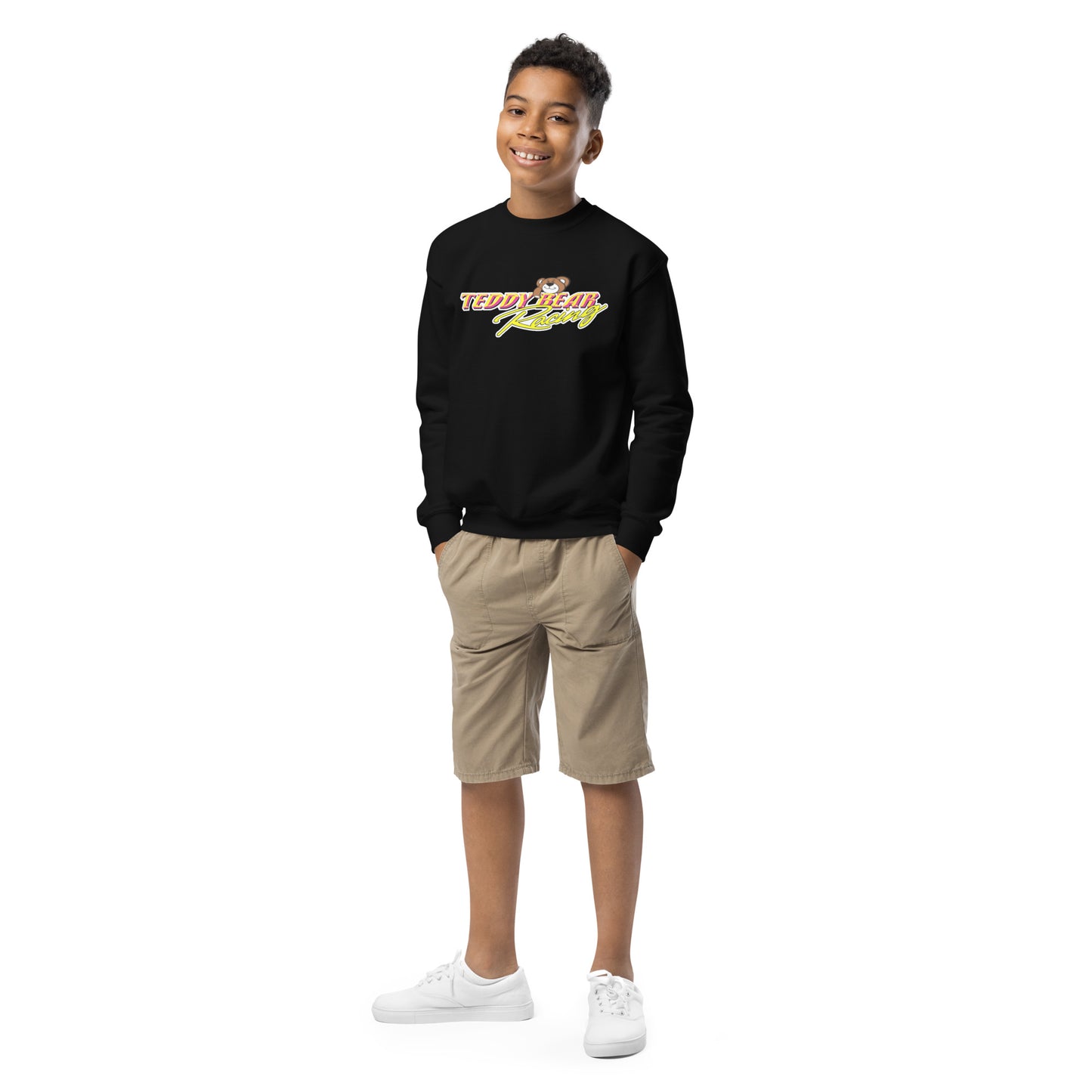 Josh King Teddy Bear Kids Crew Neck Sweatshirt