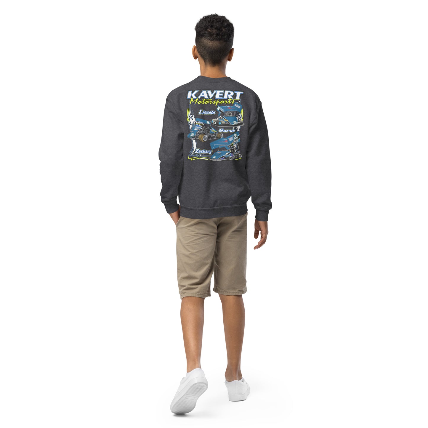 Kavert Motorsports 2024 Kids Crewneck Sweatshirt