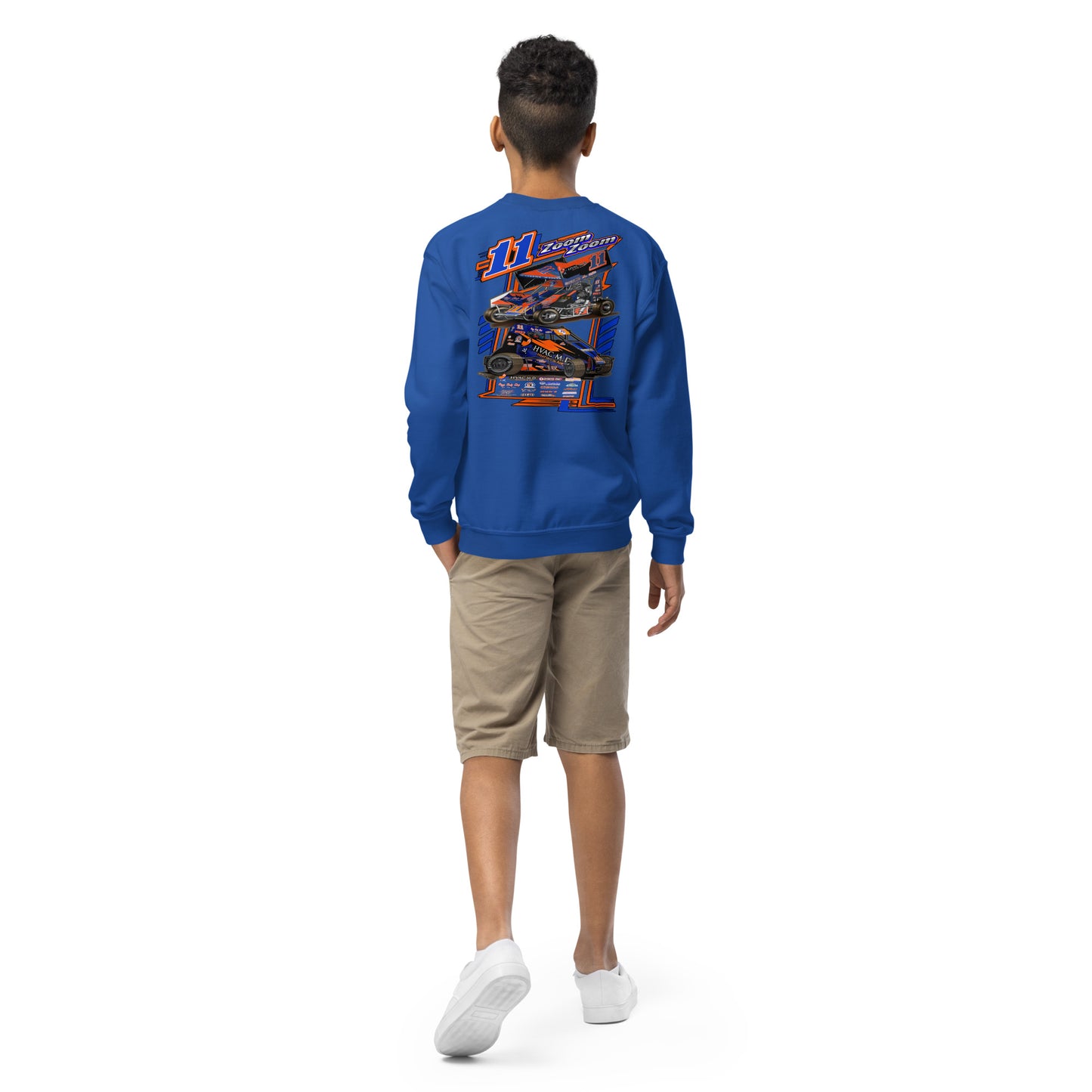 Zayden Vasquez Kids Crewneck Sweatshirt