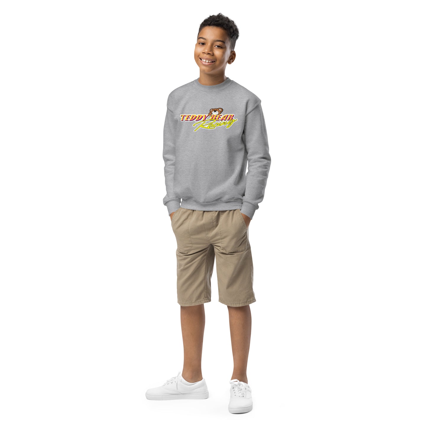 Josh King Teddy Bear Kids Crew Neck Sweatshirt