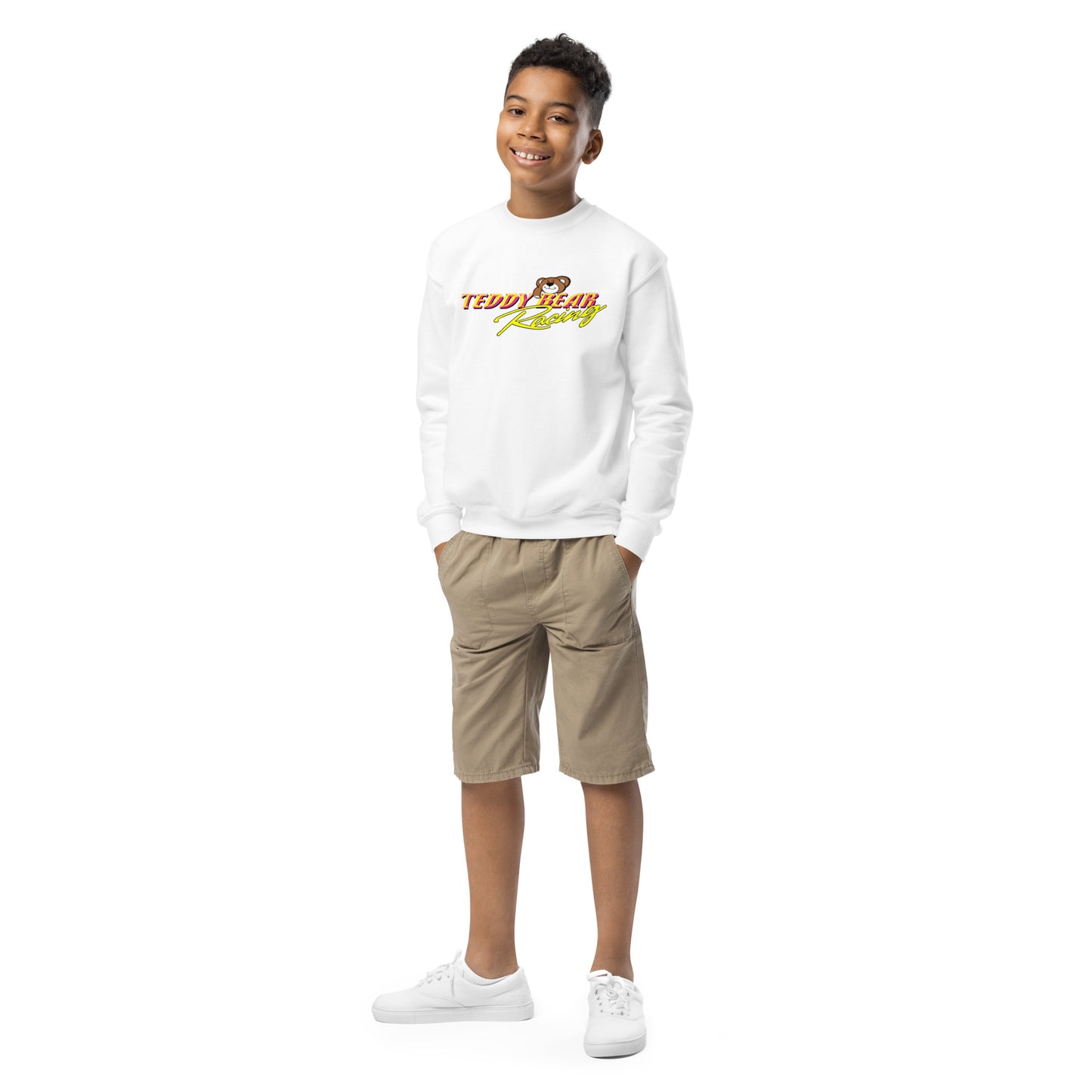 Josh King Teddy Bear Kids Crew Neck Sweatshirt