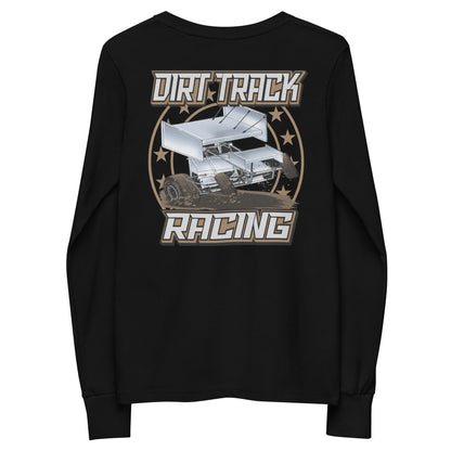 Dirt Track Racing Kids Long Sleeve