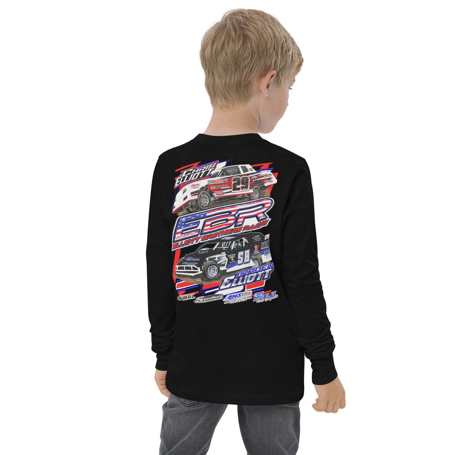 Elliott Brothers Racing Kids Long Sleeve