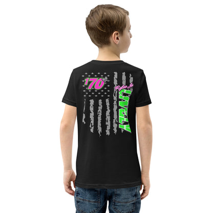 RJo Racing American Flag Kids T-Shirt