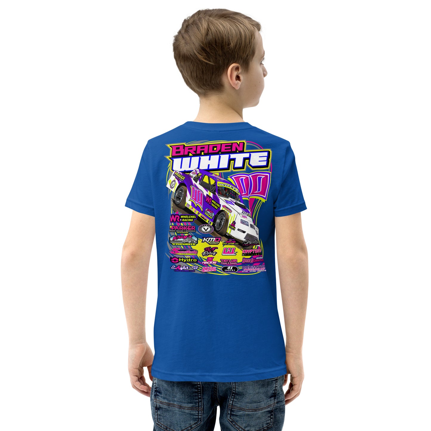 Braden White Kids T-Shirt