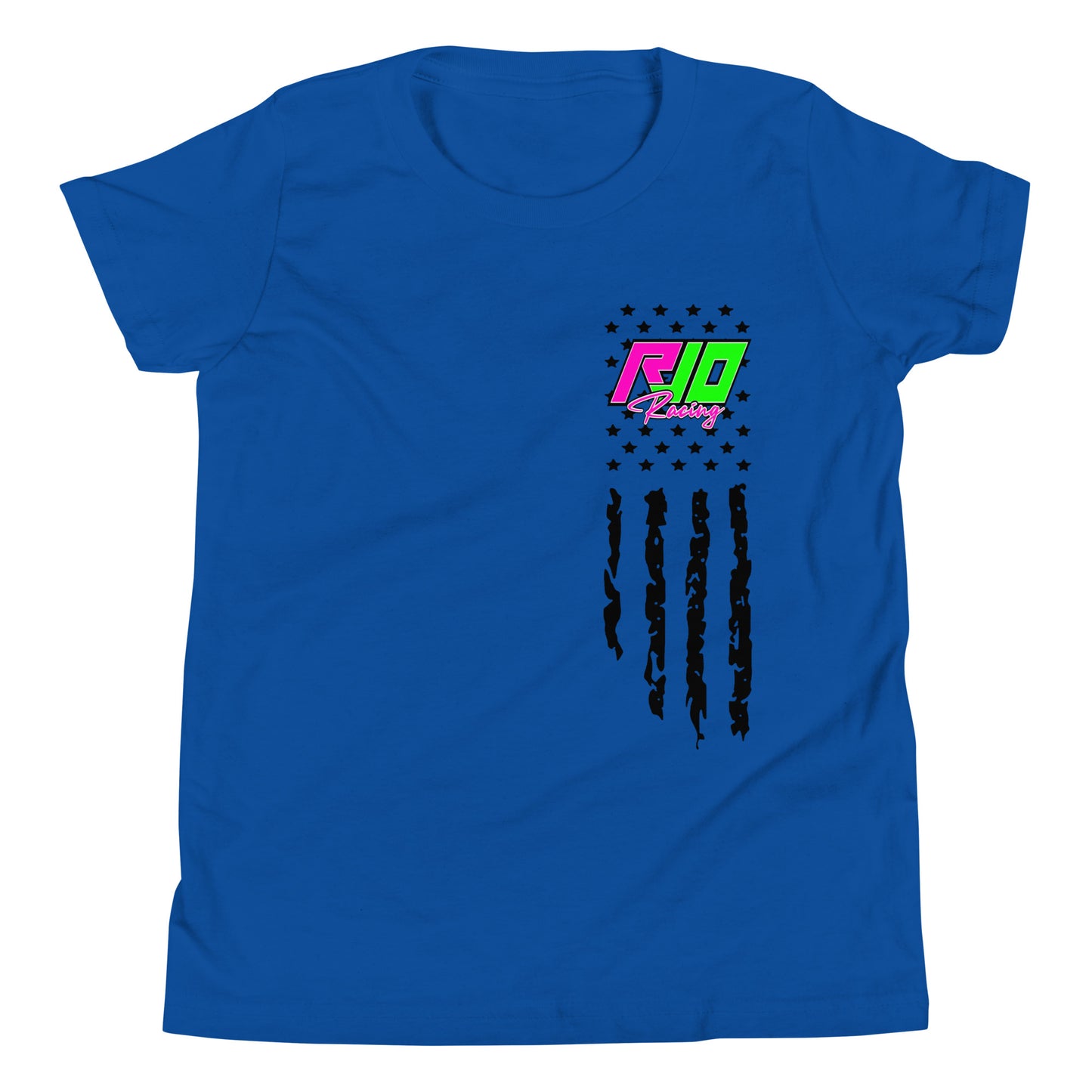 RJo Racing American Flag Kids T-Shirt